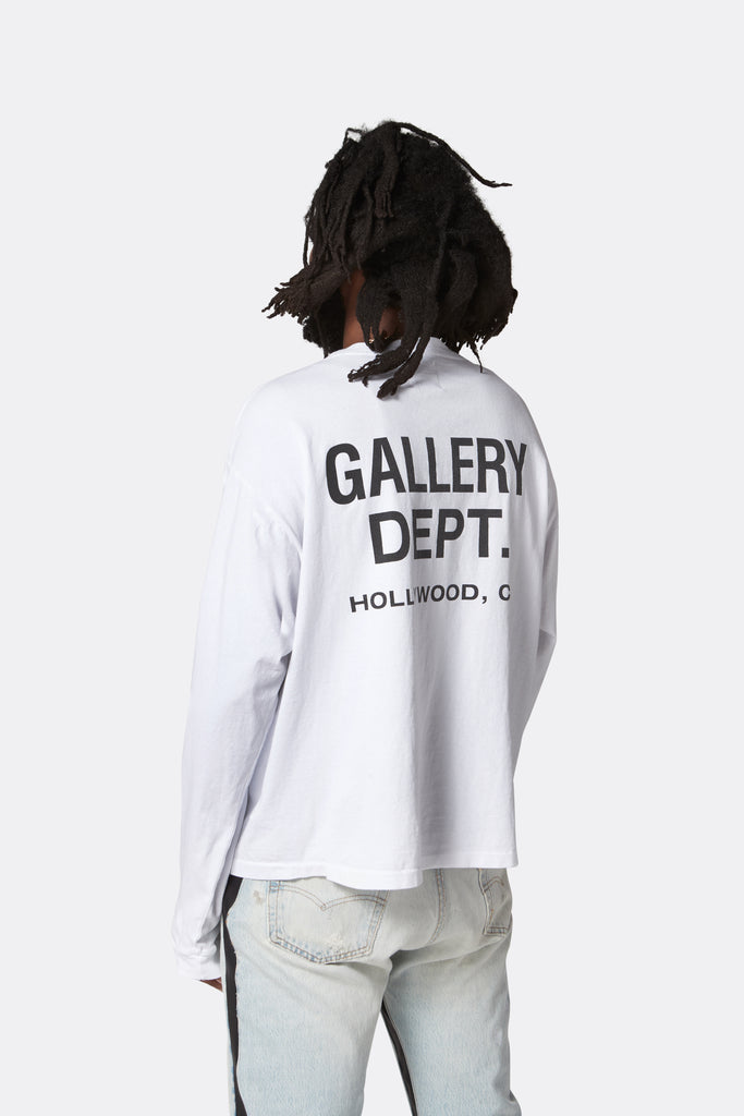 GALLERY DEPT SOUVENIR LONG SLEEVE TEE WHITE – Gallery Dept - online