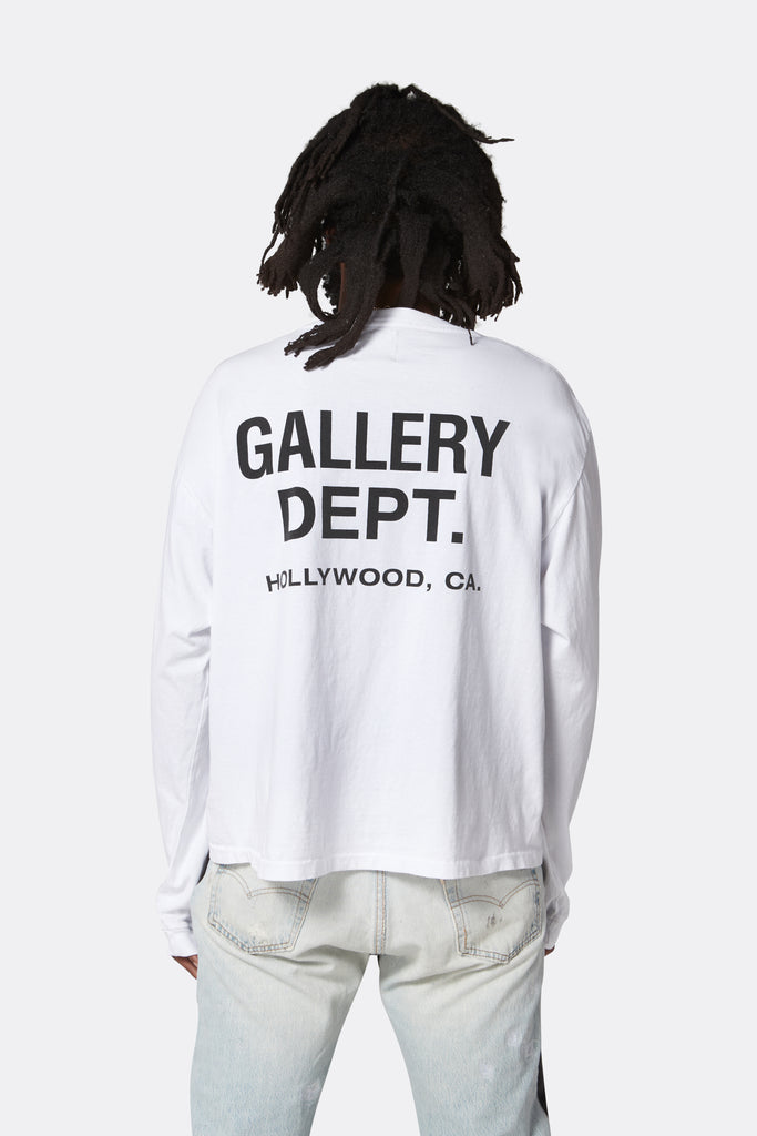 GALLERY DEPT SOUVENIR LONG SLEEVE TEE WHITE – Gallery Dept - online