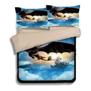 How To Train Your Dragon Bedding Set Duvet Cover Set Bedroom Set Bedlinen 3d Bag