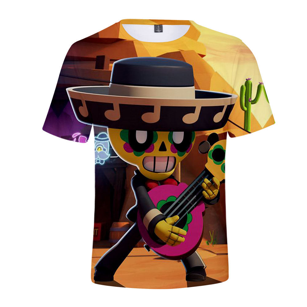 Game Brawl Stars 6 Modelos 3D Printed T Shirts Spring Tops ...