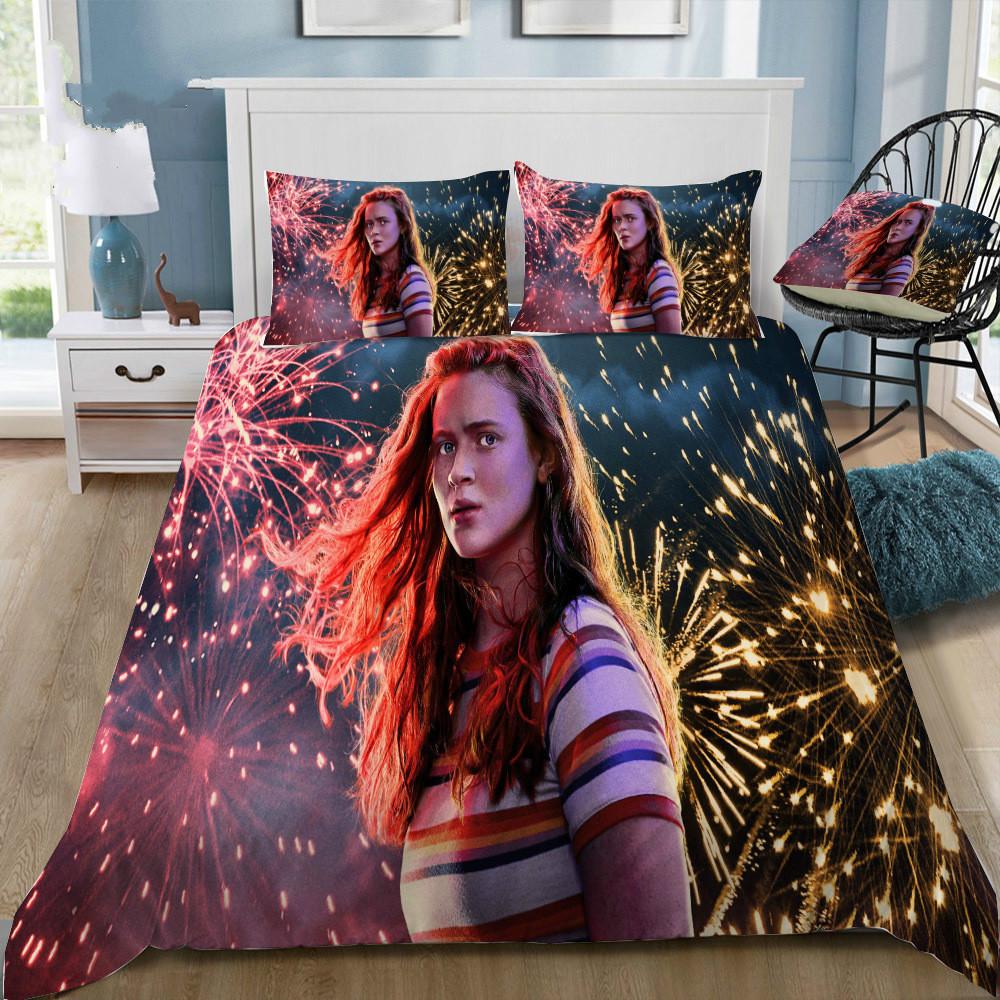 Stranger Things Max Mayfield 6 Duvet Cover Quilt Cover Pillowcase Bed Amcoser - roblox 6 duvet cover bedding set pillowcase
