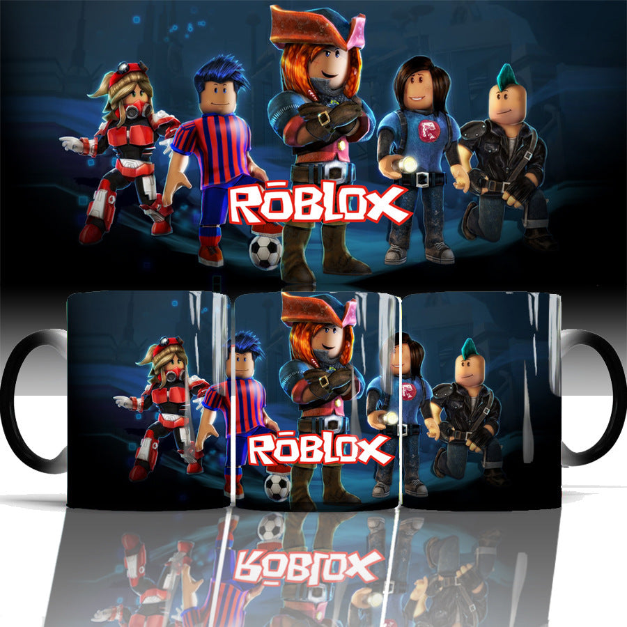 Game Roblox 1 Coffee Tea Cup Changing Color Mug Christmas Gift Amcoser - roblox1