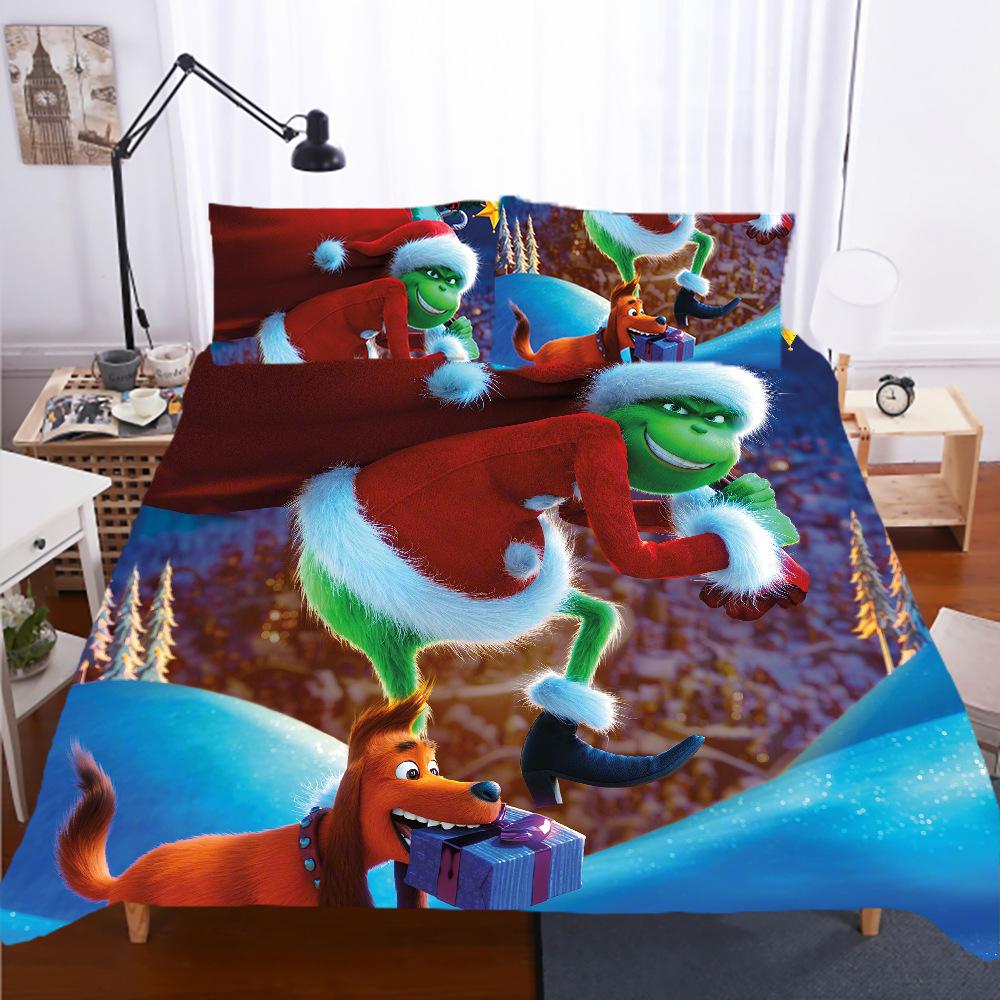 How The Grinch Stole Christmas 5 Duvet Cover Quilt Cover Pillowcase B Amcoser - roblox 6 duvet cover bedding set pillowcase