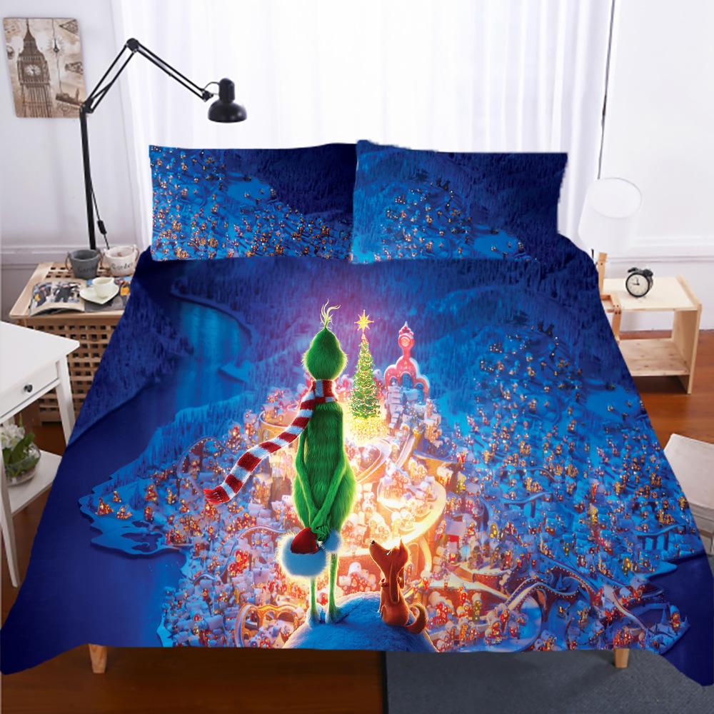 How The Grinch Stole Christmas 6 Duvet Cover Quilt Cover Pillowcase B Amcoser - roblox 6 duvet cover bedding set pillowcase