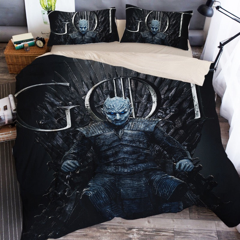 Game Of Thrones Iron Throne Night S King Bedding Set Duvet Cover Set Bedroom Set Bedlinen 3d Printing