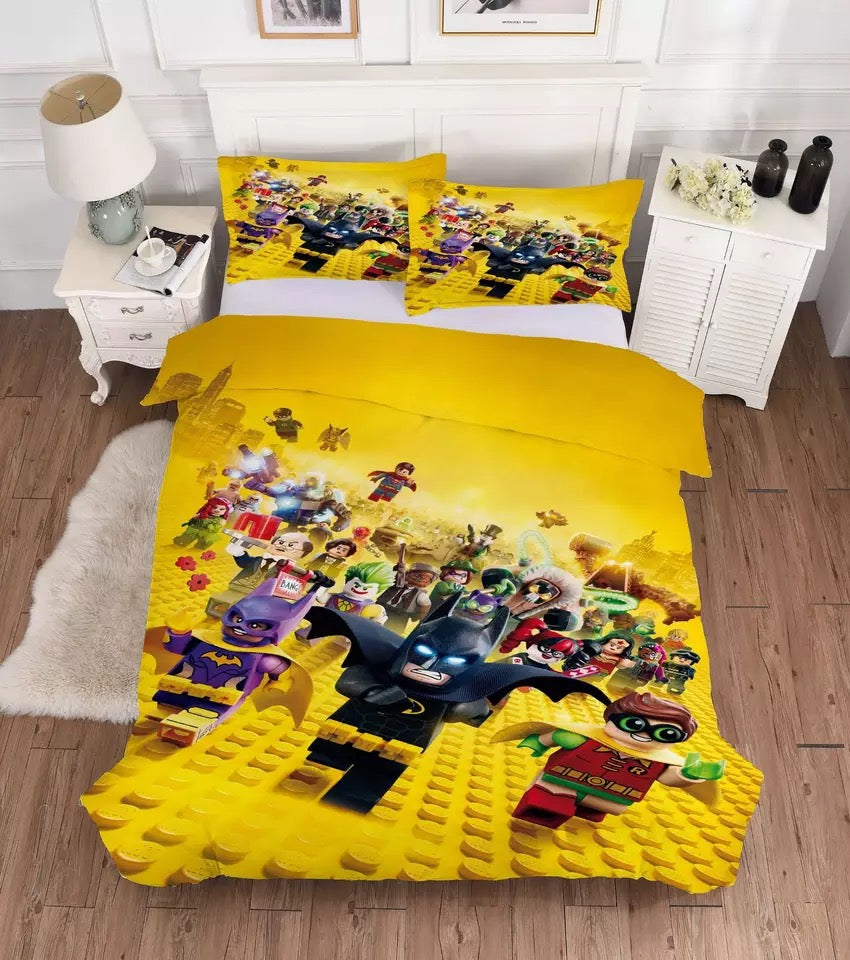 Game Roblox Team Bedding Set Duvet Cover Set Bedroom Set Bedlinen 3d B Amcoser - children duvet cover sets with pillowcase kids 3d roblox