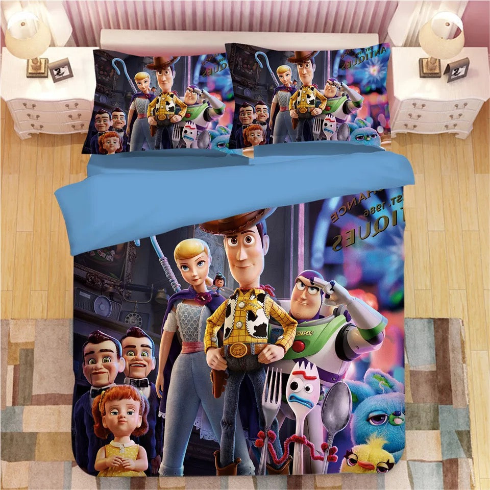 Movie Toy Story 4 Printing Bedding Set Duvet Cover Set Bedroom Set Bedlinen 3d Bag