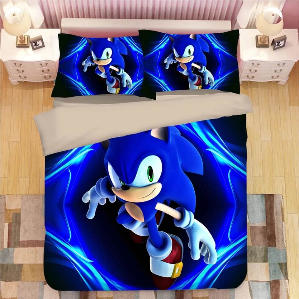 Sonic Forces 3 Bedding Set Duvet Cover Set Bedroom Set Bed Linen