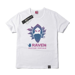 fortnite victory royale raven short sleeve t shirt halloween cosplay tee - cosplay raven fortnite