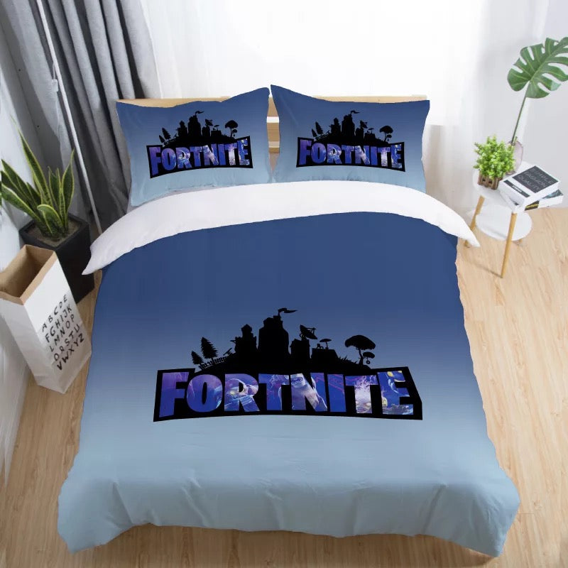 Fortnite Bedding Queen Fortnite Bucks Free - children roblox game duvet cover bedding set pillowcases single double kids gift ebay