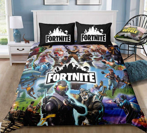 Game Fortnite Season 8 Bedding Set Duvet Cover Set Bedroom Set Bedline Amcoser - game roblox bedding set duvet cover set bedroom set bedlinen 3d