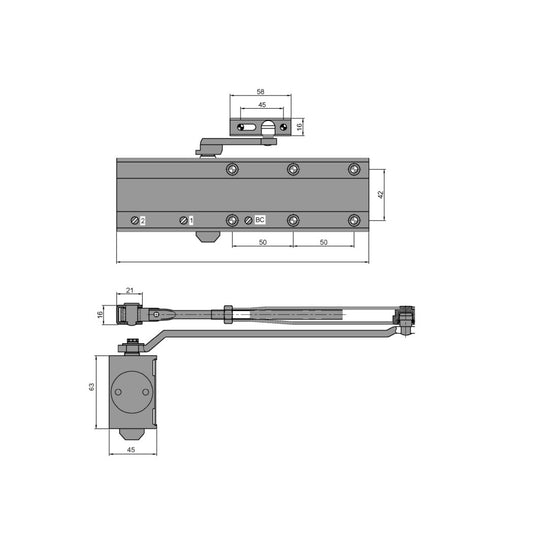 Samet Lift-Up Door Mechanism Duolift 720 With Mono-Duo Power Unit D1(2 – M.  M. Noorbhoy & Co (Pvt) Ltd