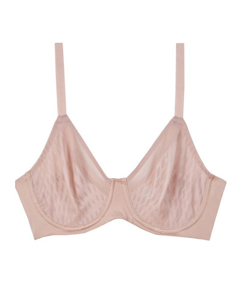 Wacoal Elevated Allure Wirefree Bra in Rose Dust - Busted Bra Shop