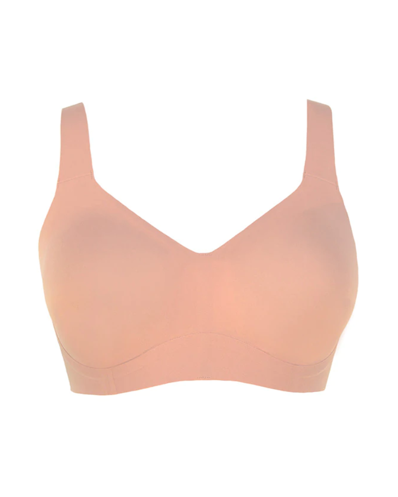 LUCY BREEZE LACE FRONT CLOSE LIGHT PADDED BRA - Grey Blush - 38C - NEW