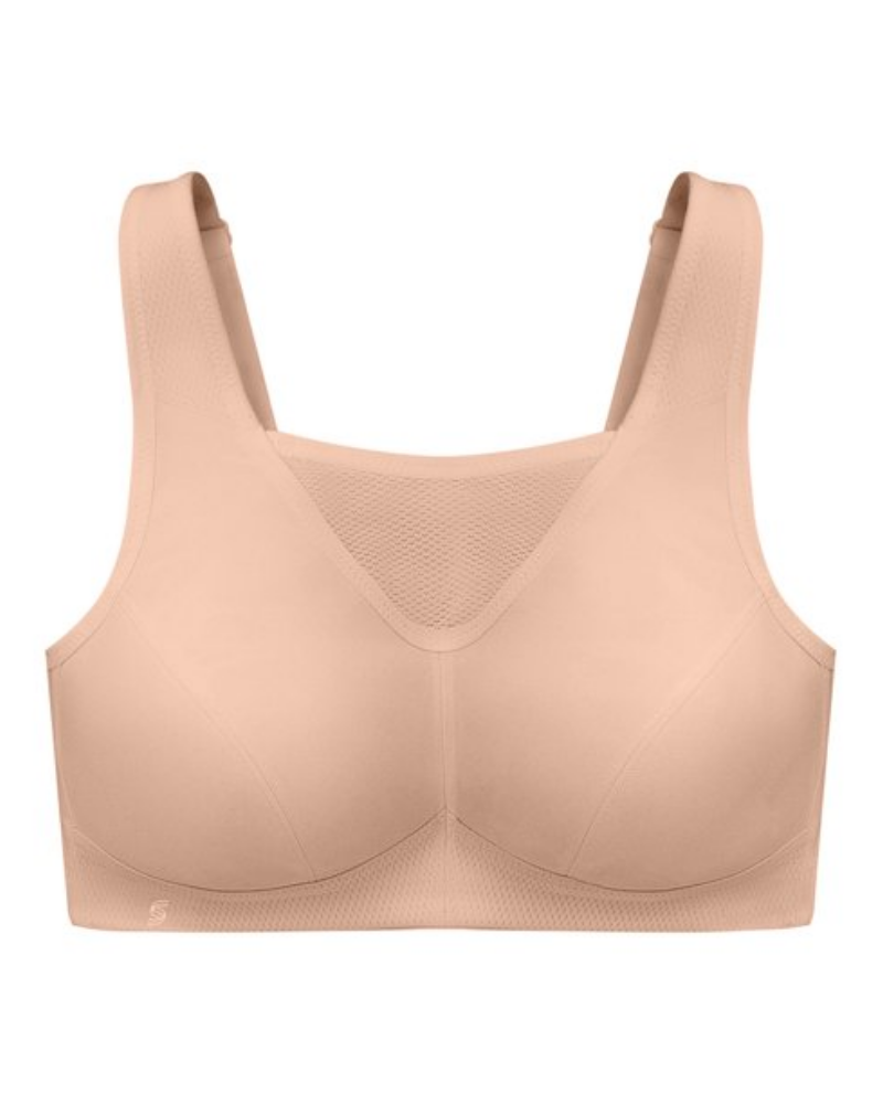 B.tempt'd b.active Sport Crop in Blush Pink - Busted Bra Shop