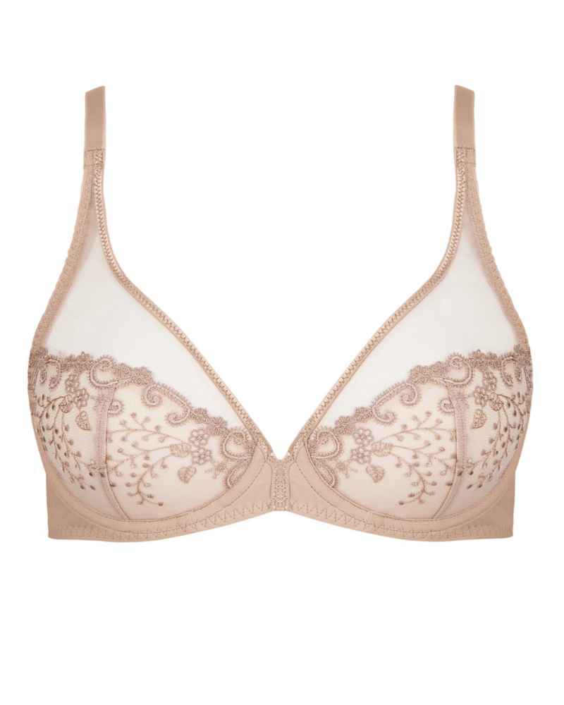 Abergele Nude Shapermint Minimizer Padded Underwire Bra