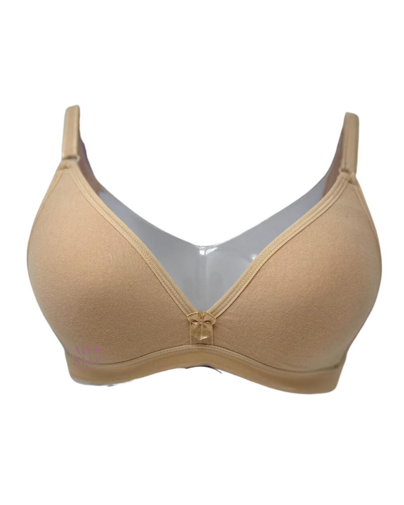 Buy Teenager Women's Cotton Non-Padded Wire Free Full-Coverage Bra (34D -  Pink_Pink_34D) at