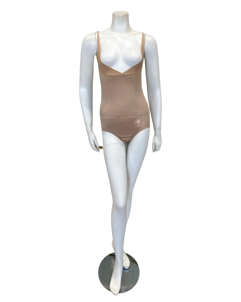 Leonisa BLACK Open Bust Seamless Shapewear Tummy Control Bodysuit, US X- Large 