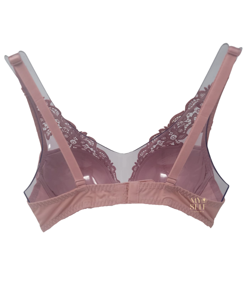 VS PINK Wear Everywhere Demi Buste 32D Plum