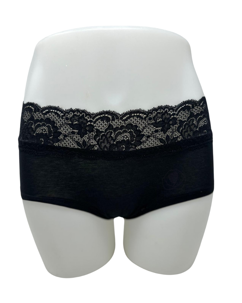 Lady Leaks Midi Brief / Black – shanslingerie