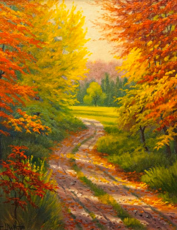 Charles H. White - Painting the Autumn Countryside - Liliedahl Art Video
