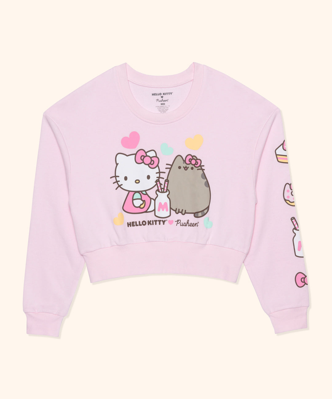 Wind vangst Handvest Hello Kitty® x Pusheen® Ladies Cropped Sweatshirt – Pusheen Shop