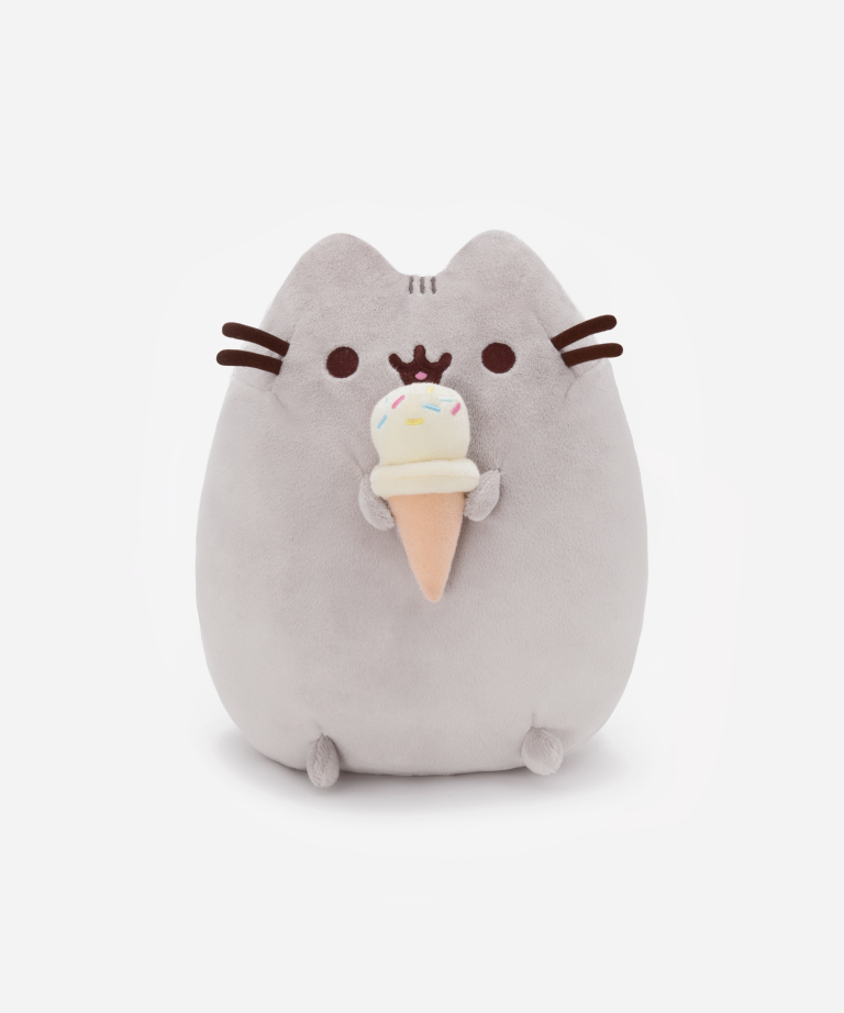 pusheen plush ice cream