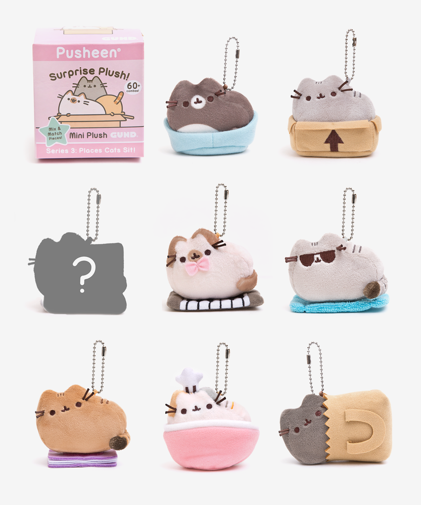 Pusheen Surprise Plush - Places Cats 