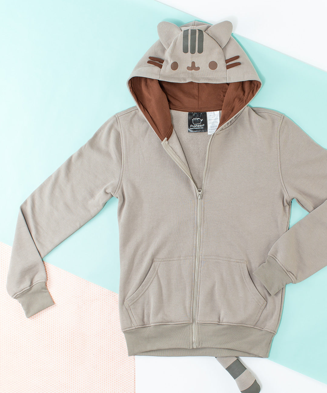 pusheen hoodie with cat ears