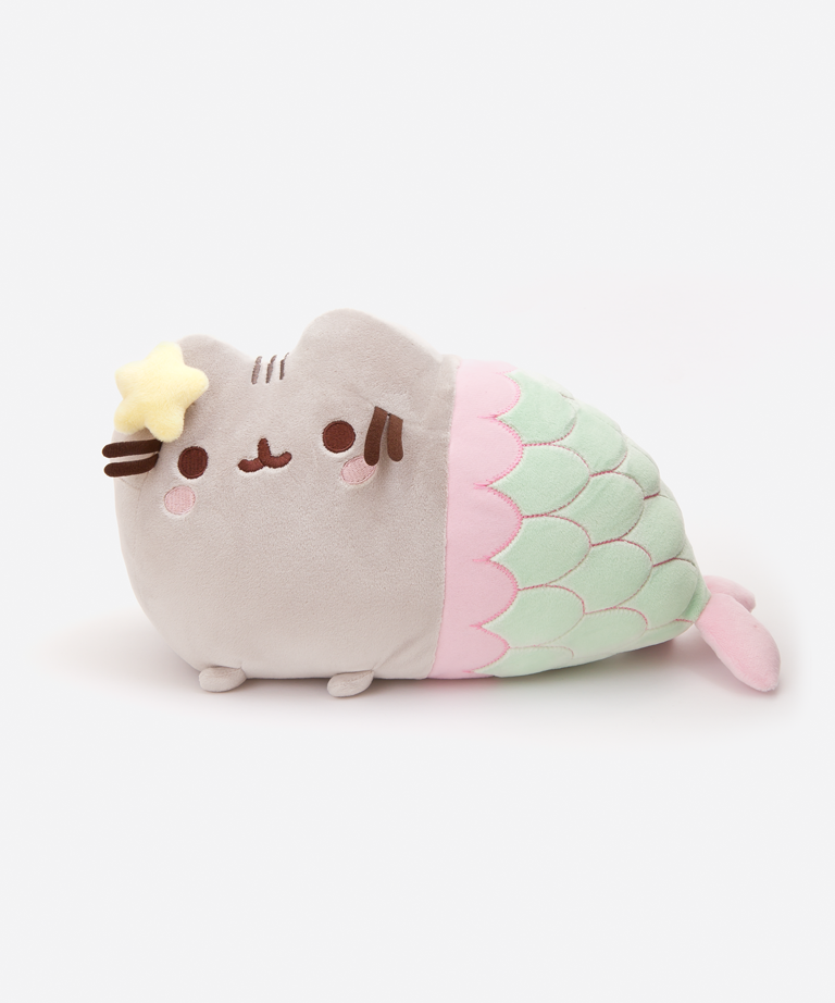 pusheen cat mermaid