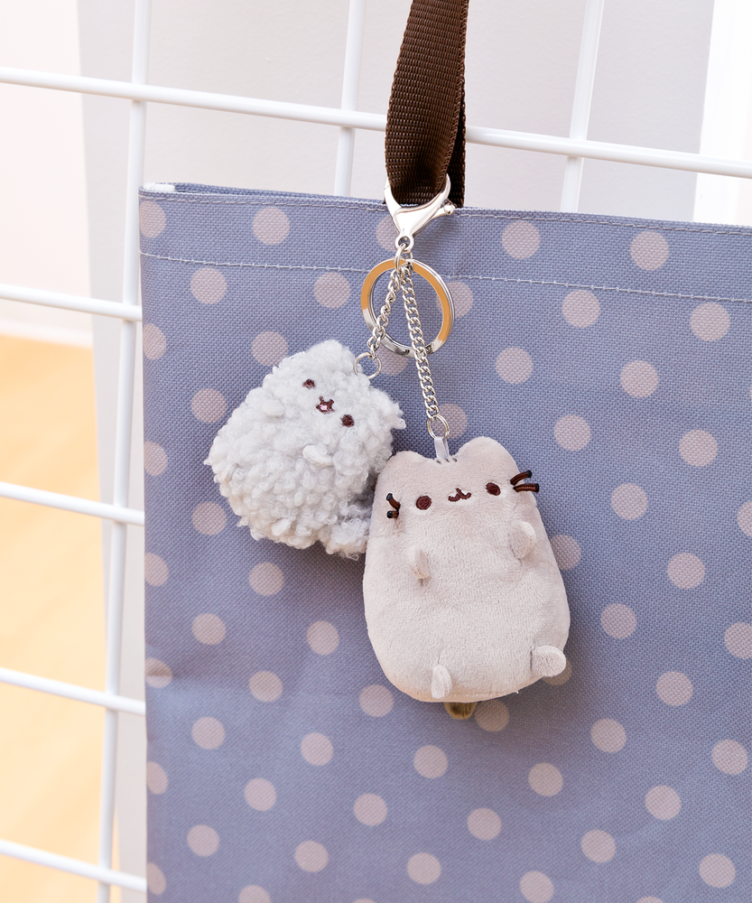 pusheen plush keychain