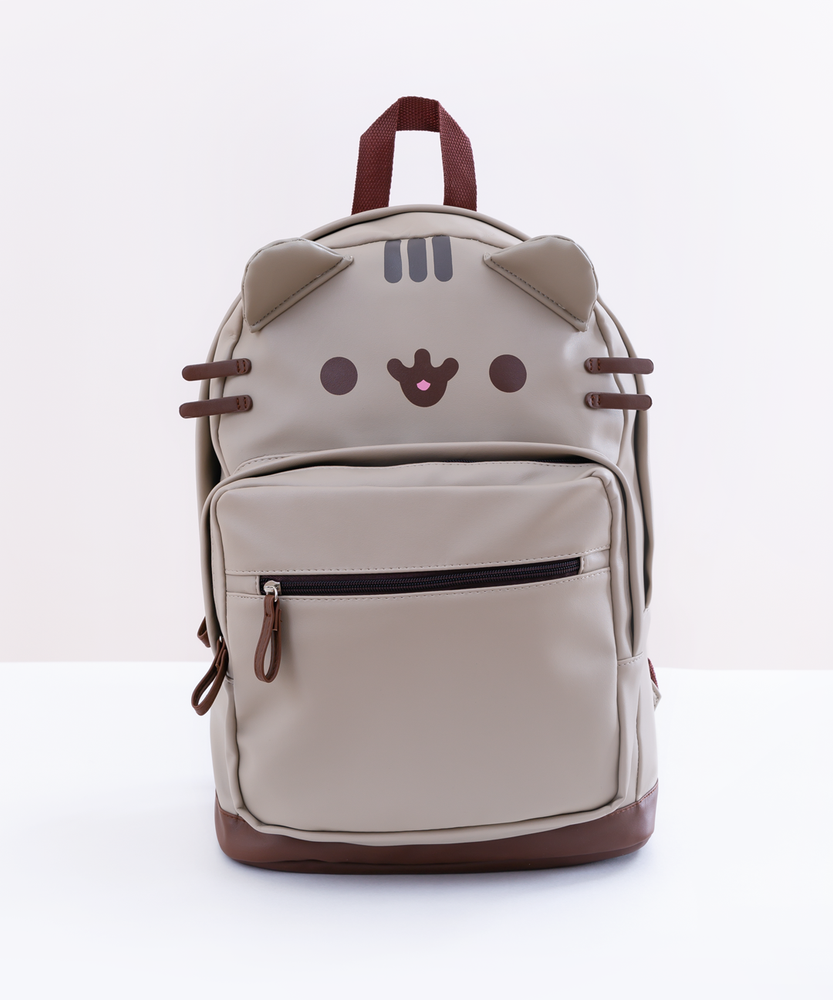 pusheen cat face backpack