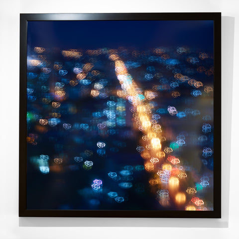 Black frame Cuba city lights Havanna abstract photography Christian Fletcher au