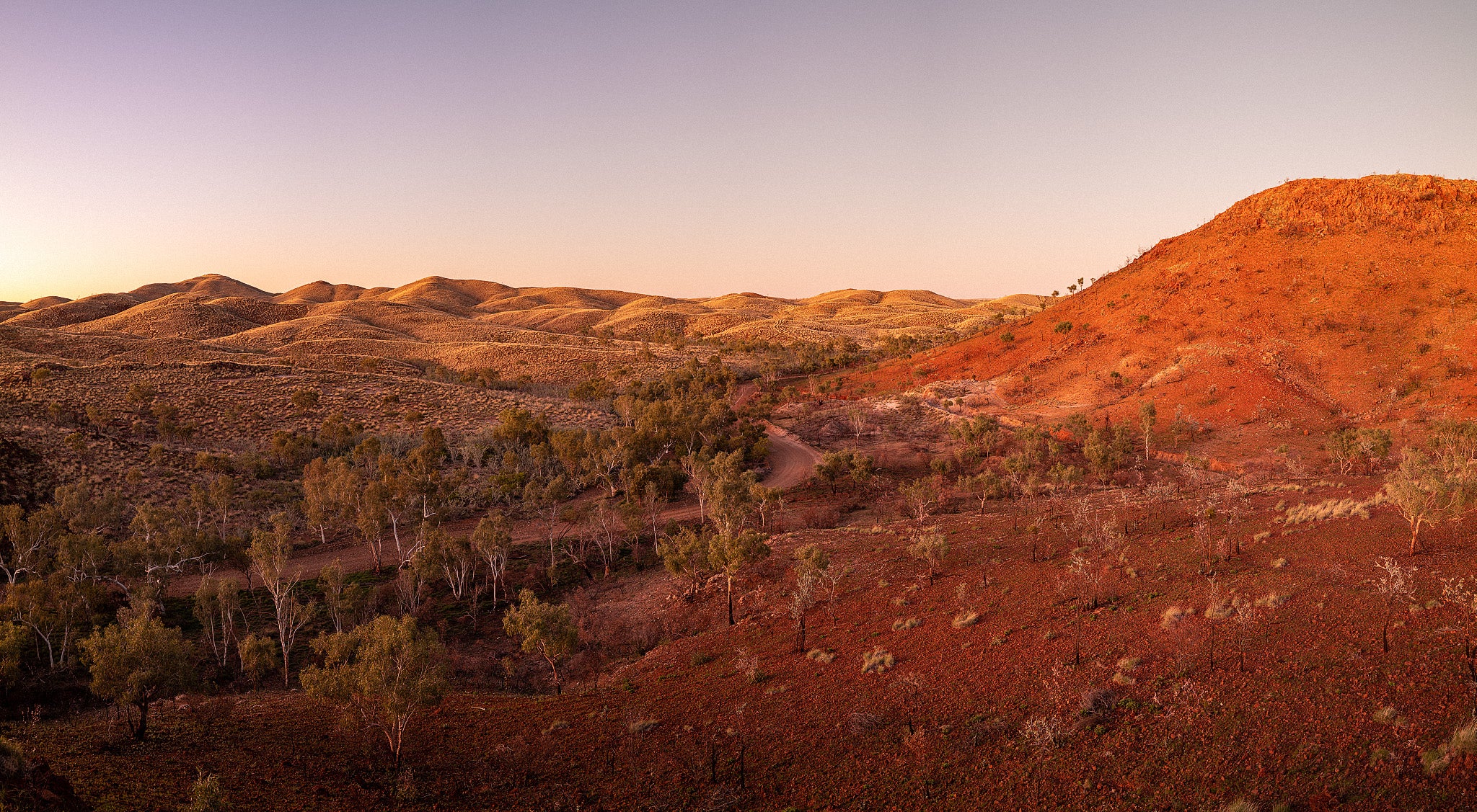 Photograph of Coppins Gap near Marble Bar in the pilbara region of western australia.