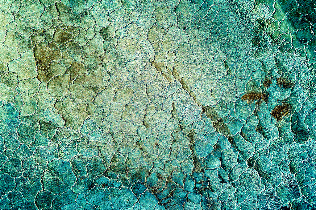 Salt Lake aerial photograph by Christian Fletcher.  Amazing blue green patterns