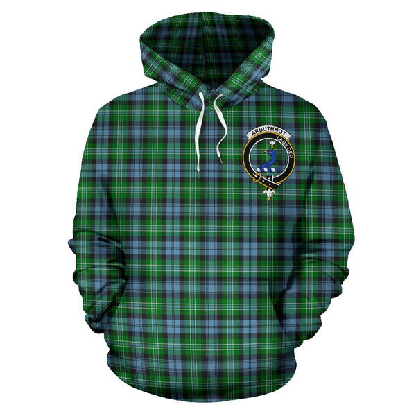 Arbuthnott Tartan Clan Badge Hoodie HJ4 – Scottish Shop