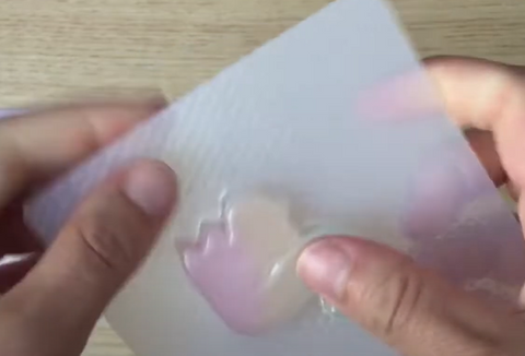 Push your resin out of the plastic mold