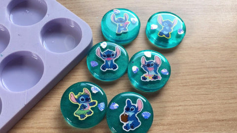 finished resin charms