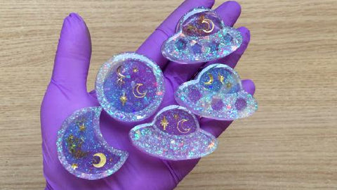 How to Make Epoxy Resin Stickers  Resin crafts tutorial, Epoxy