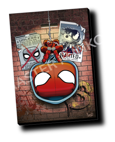 Cuadro] Marvel Spider Man (Spiderman) Escarlata - Tamaño A4 – FunkoSpace