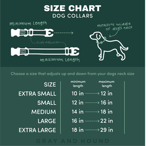 How To Measure A Dog Collar Size Chart