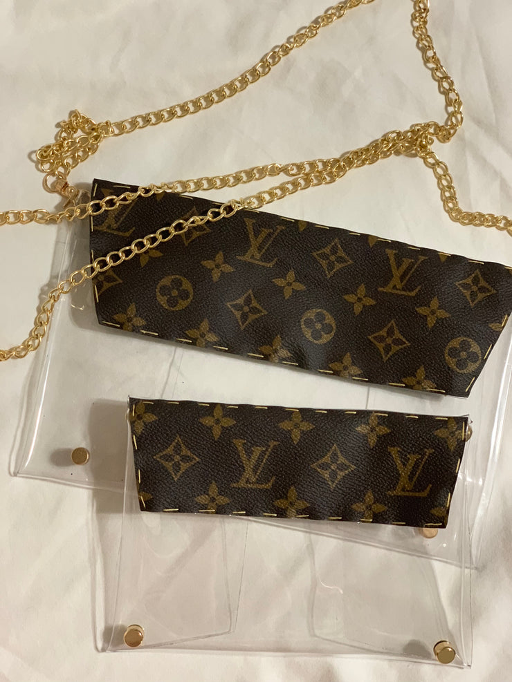 clear lv purse