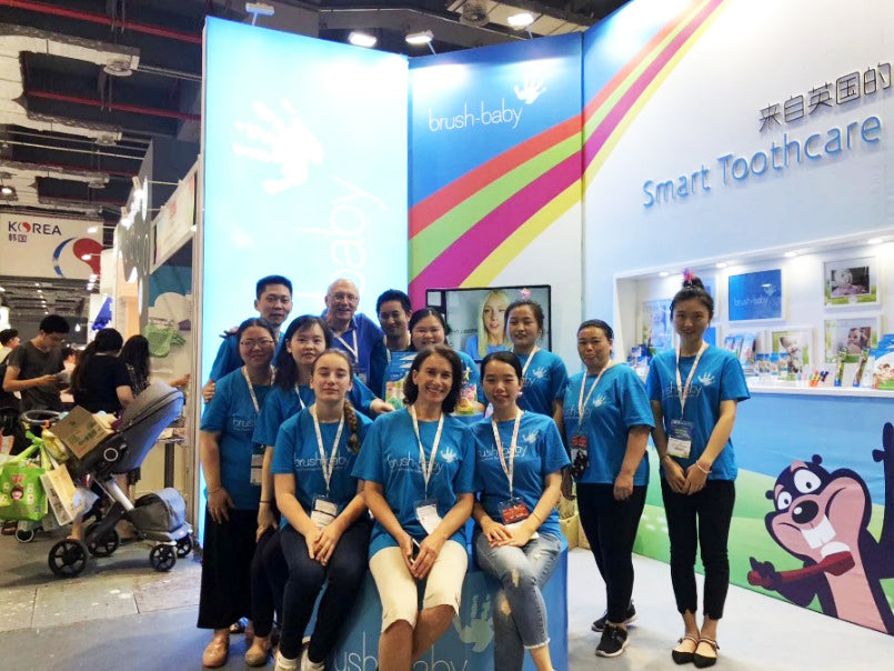 Brush Baby Childrens toothcare toothbrushes International China Show Team