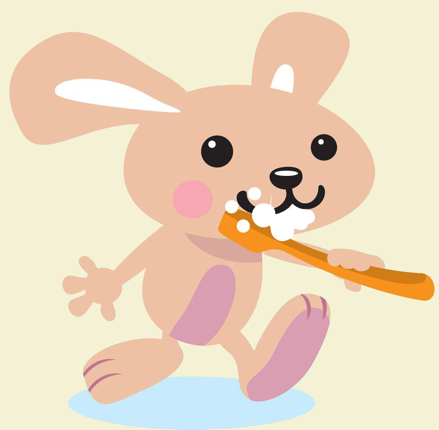 brush bunny brush baby best brushing