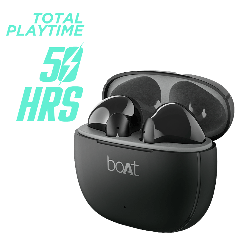 boAt Airdopes 100 | TWS Wireless Earbuds with 50 Hours Playback Time, Quad Microphone, IWP™ technology - boAt Lifestyle