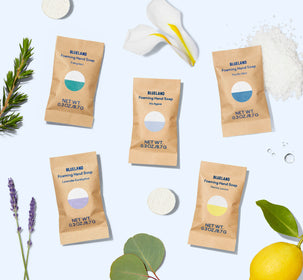 Blueland Holiday Hand Soap Kit - Slate | Eco-Friendly & Refillable