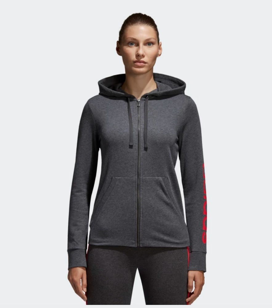 adidas linear hoodie women's