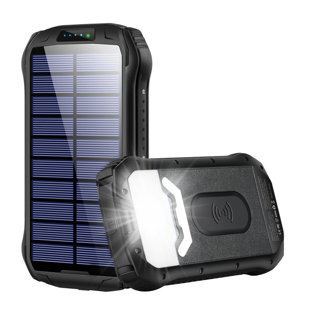 Portable Solar Power Bank 26800mAh - 99Wh Fast Charger | KEUTEK