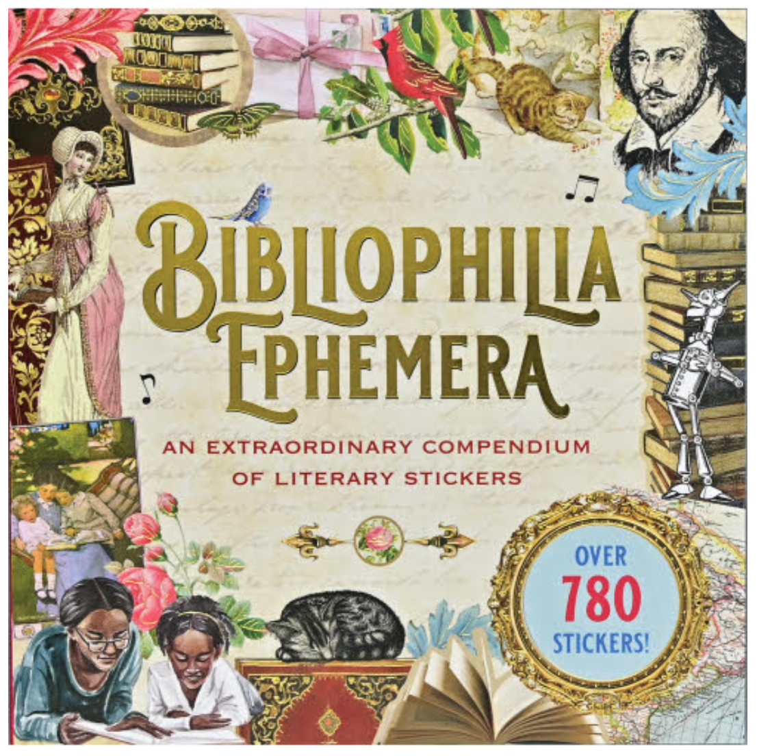 LOADS OF EPHEMERA STICKER BOOK - The Toy Box