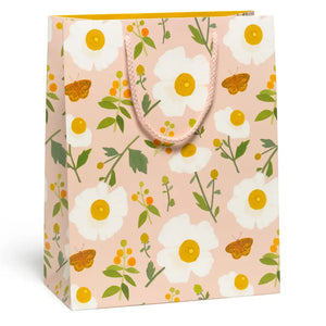 White Poppies Gift Bag (Large) - Hitchcock Paper Co.
